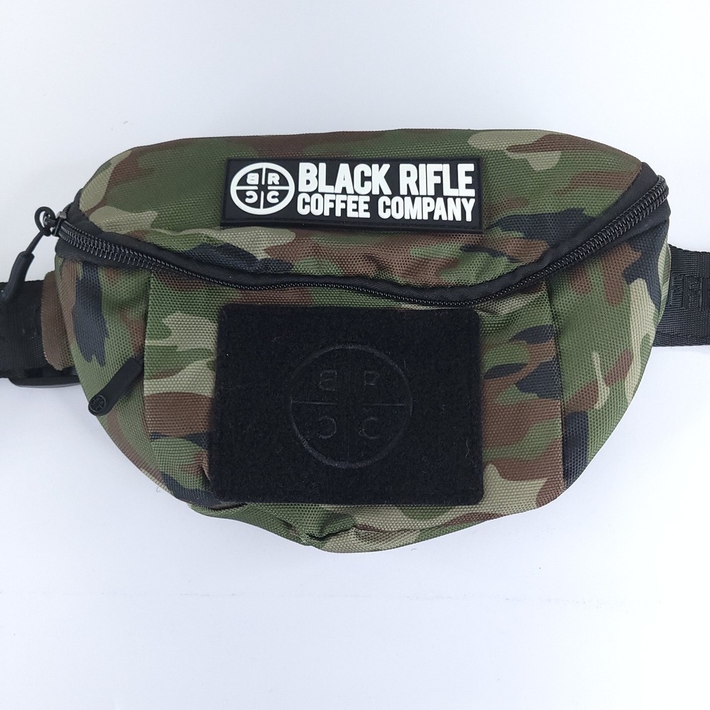 Black Rifle Coffee Company Fanny Sling Pack OS Camo Tactical Waist Bag NWOT